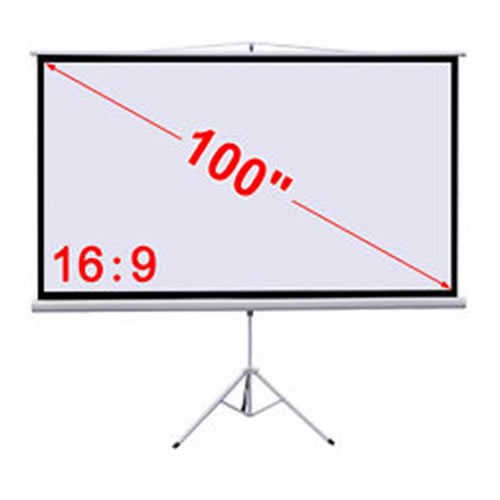 Projector Screen Hire - Portable Tripod Projector