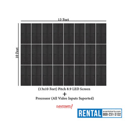 EventStarts - RENT P8.9 LED Video Wall 