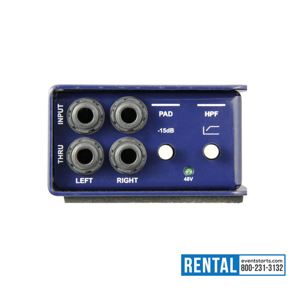 RENT Radial - J48 DI Box Stereo - eventstarts