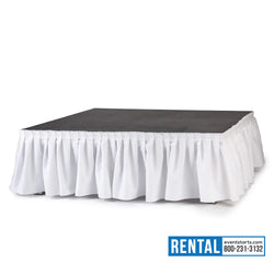 EventStarts - RENT White Stage Skirt 