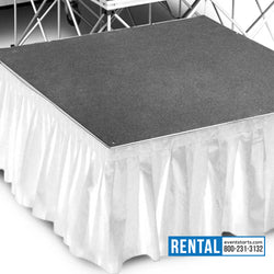 EventStarts - RENT White Stage Skirt 